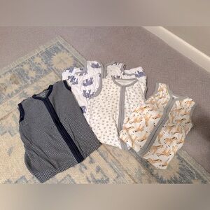 Set of 4 Burts Bees beekeeper sleep sacks